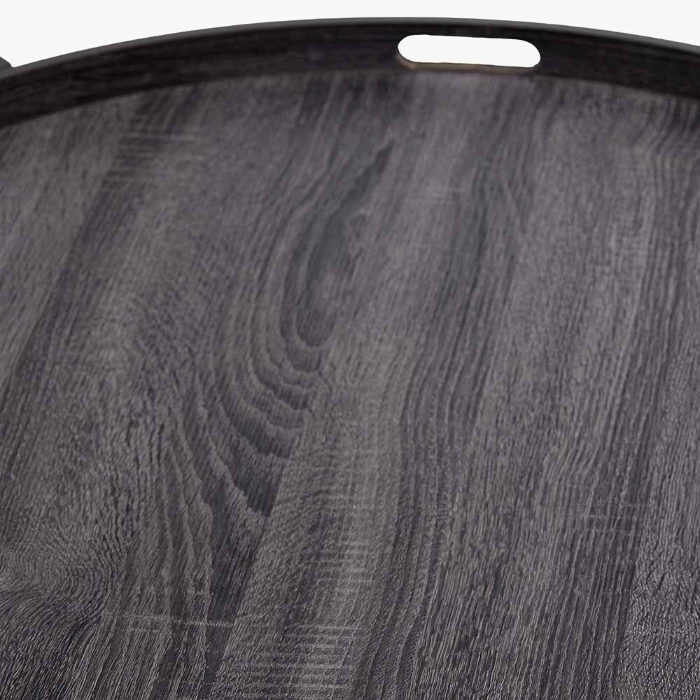 Marmara Dark Grey Oak Veneer Coffee Table