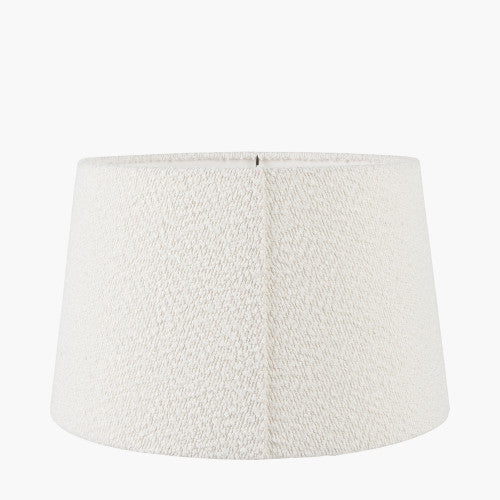 Marseille30cm White Boucle Tapered Cylinder Shade