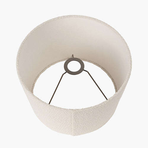 Marseille30cm White Boucle Tapered Cylinder Shade