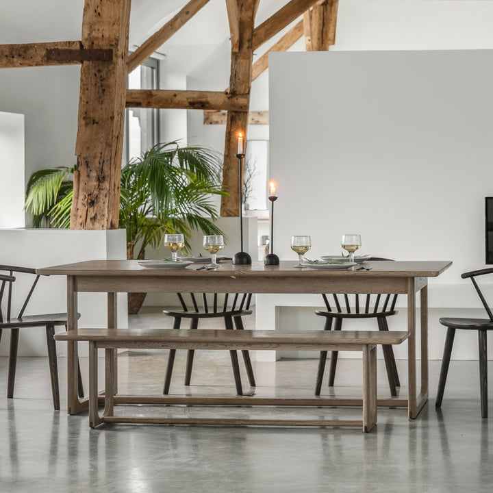Craft Extending Dining Table | Smoked