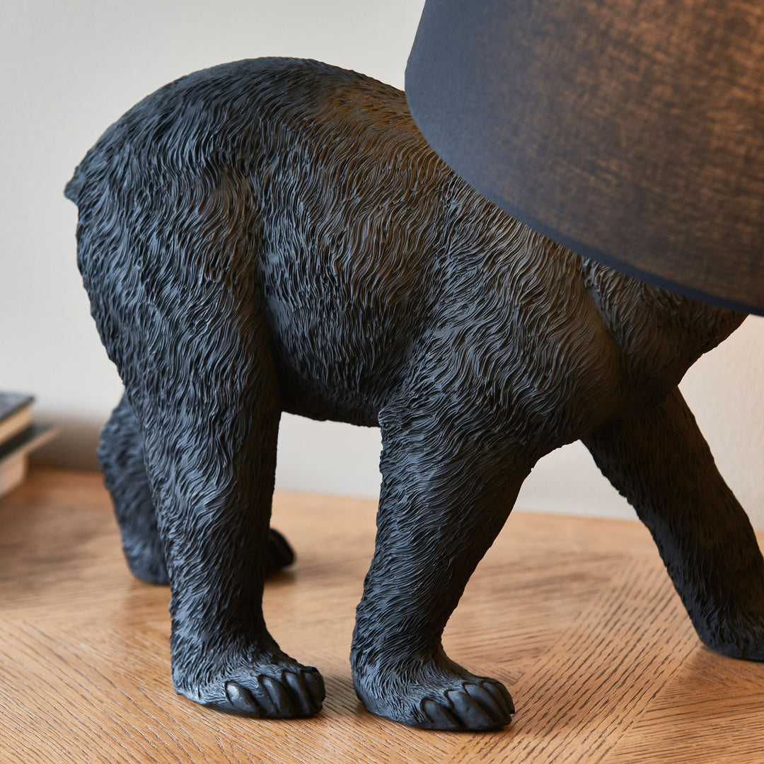 Barack Black Bear Table Lamp