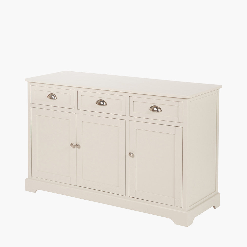 Croft Linen Pine Wood 3 Door 3 Drawer Unit