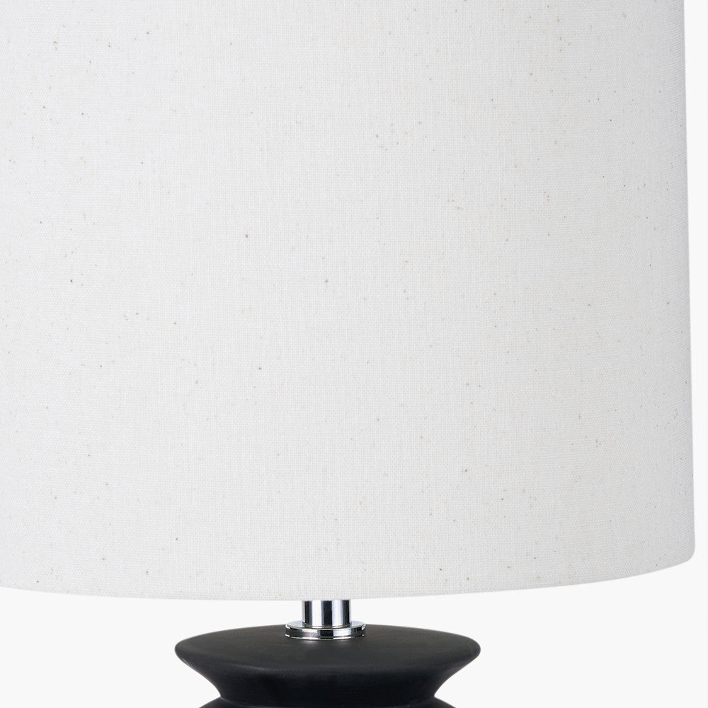 Sloane Black Contemporary Ceramic Table Lamp