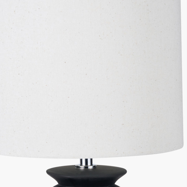 Sloane Black Contemporary Ceramic Table Lamp