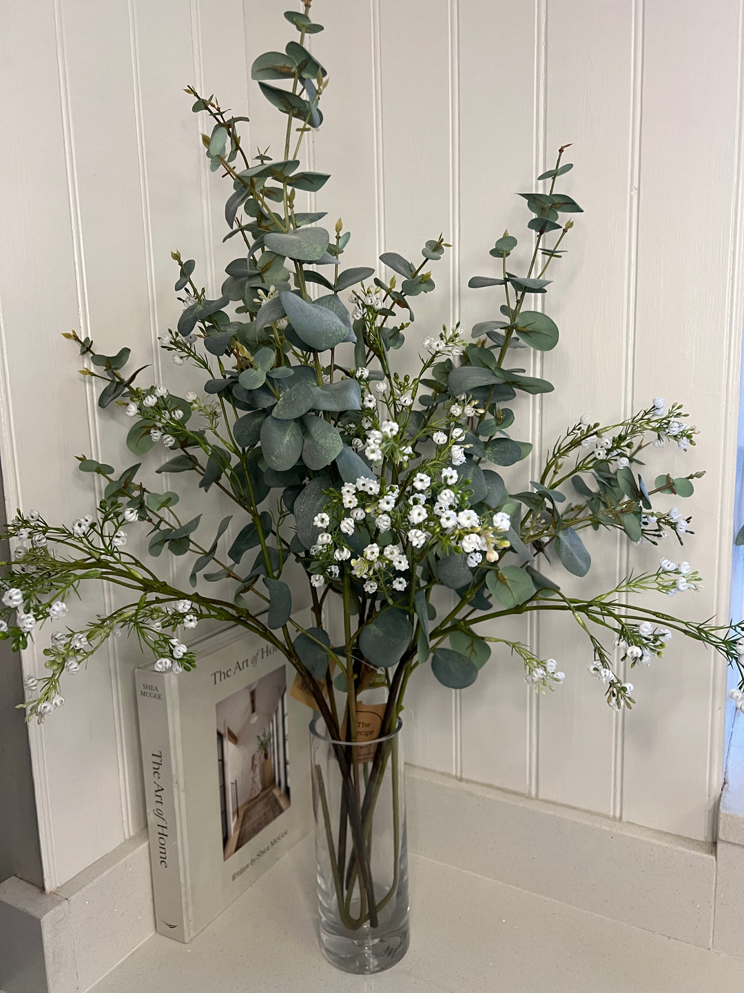 Home Pieces White Gypsophila Spray arrangement