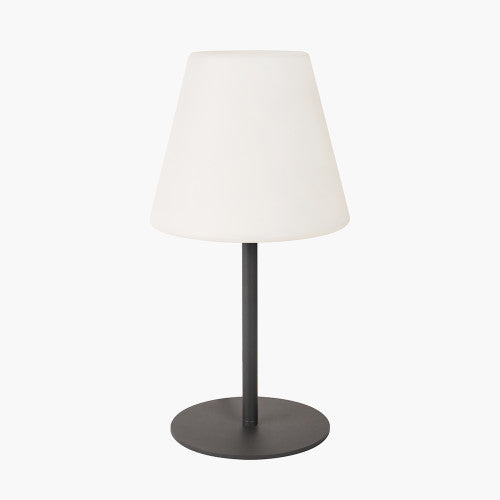 Grey Outdoor Table Lamp 50cm