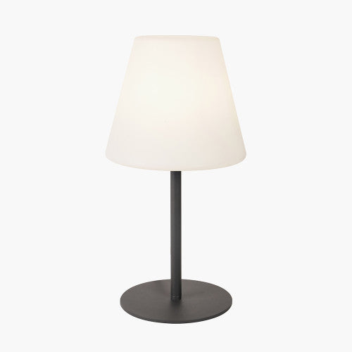 Grey Outdoor Table Lamp 50cm