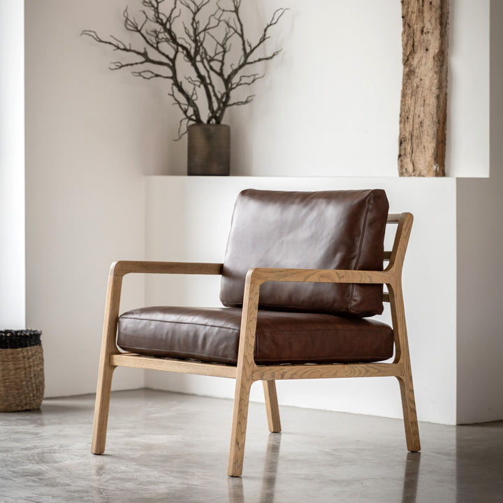 Cortona Antique Leather Armchair