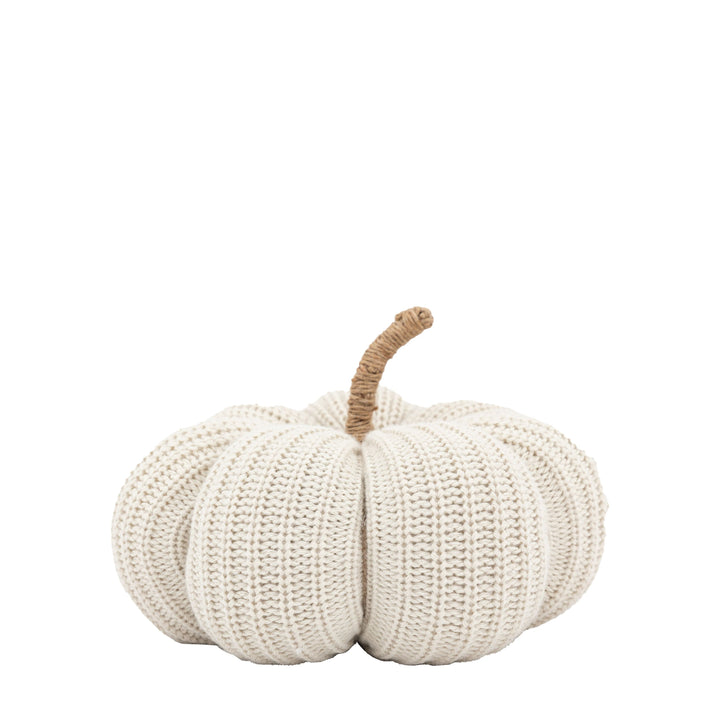 Knitted Cream Pumpkin