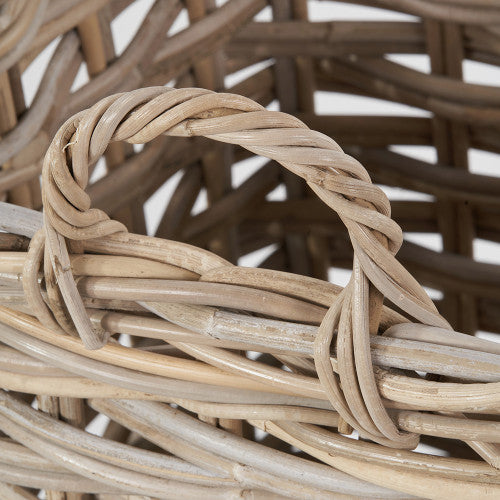 Tobs S/2 Square Grey Kubu Rattan Umbrella Baskets