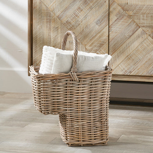 Bali Grey Kubu Stair Storage Basket