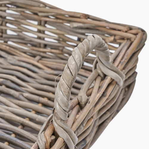 S/2 Grey Kubu Basket Trays