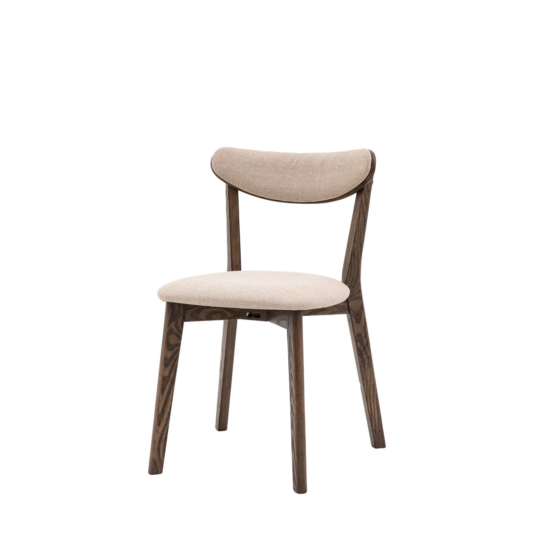 Pair Of Hatfield Fabric Dining Chair | Smoked