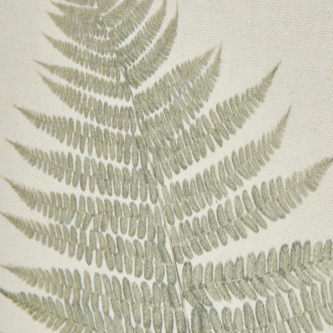 Preserved Fern Art On Texture-Torn Paper With Beaded Frame 50cm