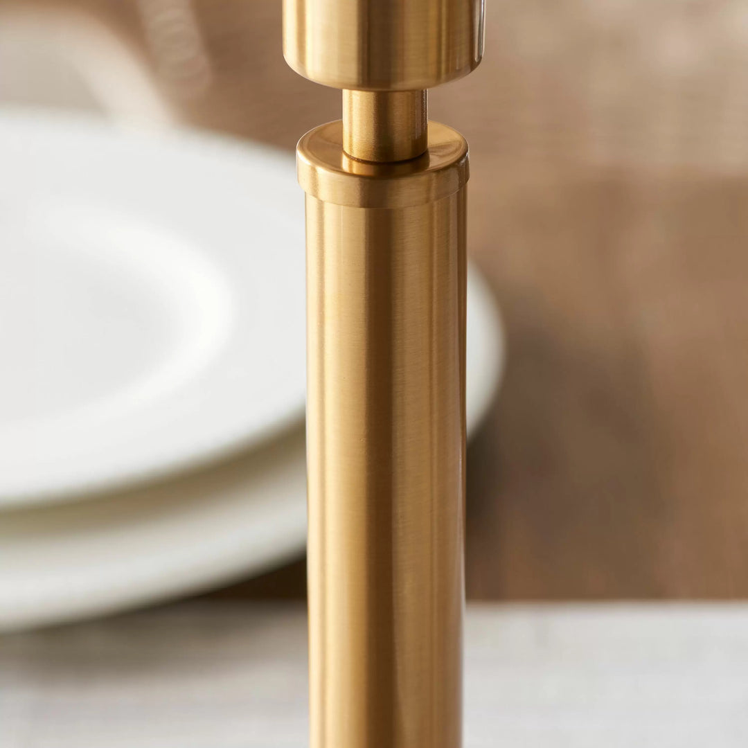 Upton Rechargeable Table Lamp Base Brushed Brass