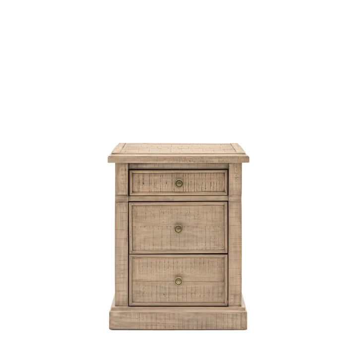 Saint Lucia 3 Drawer Bedside