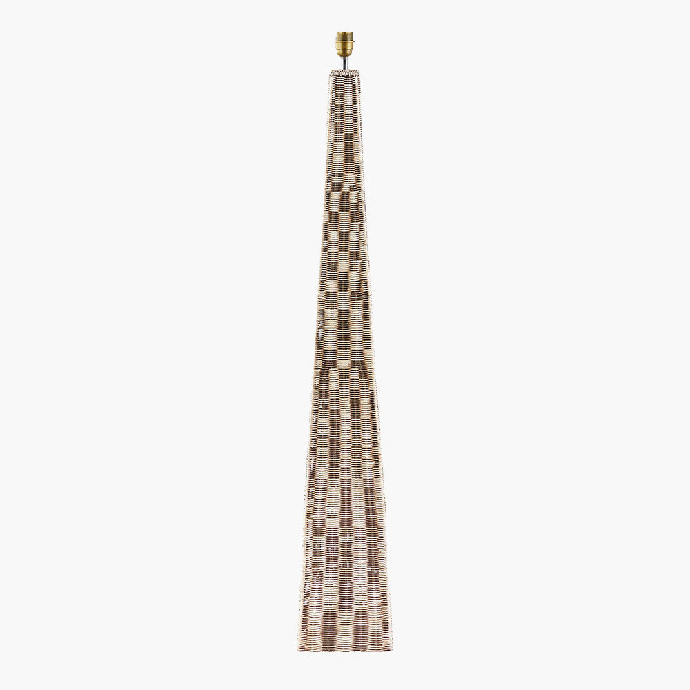 Seacomb Rattan Pyramid Floor Lamp | Base Only