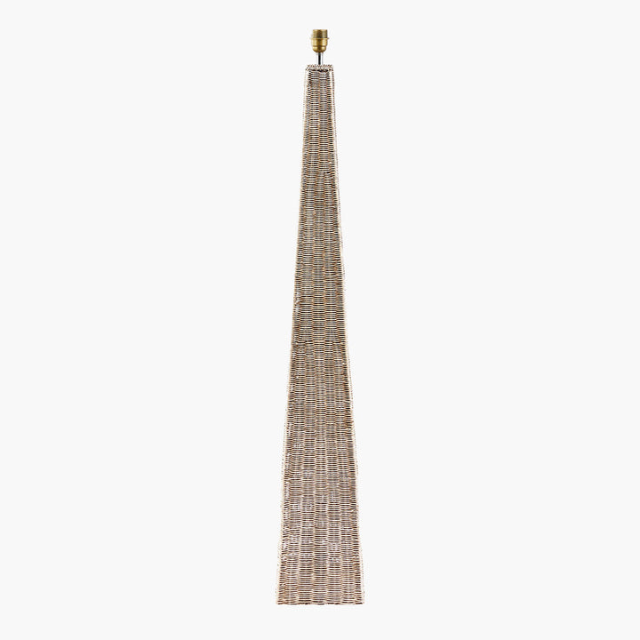 Seacomb Rattan Pyramid Floor Lamp | Base Only