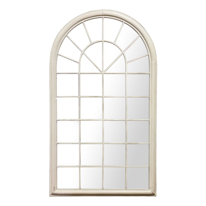 Orlando White Outdoor Mirror