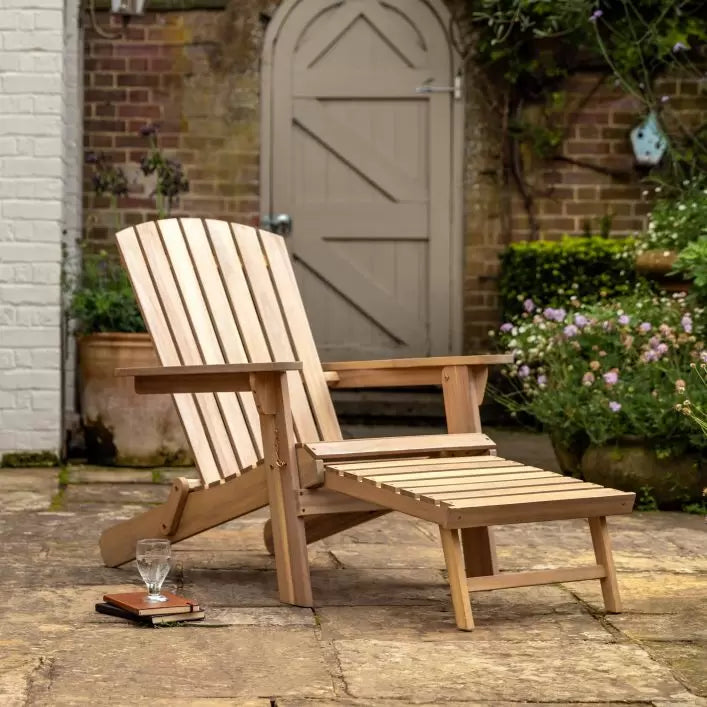 Aspri Lounge Chair with Footstool