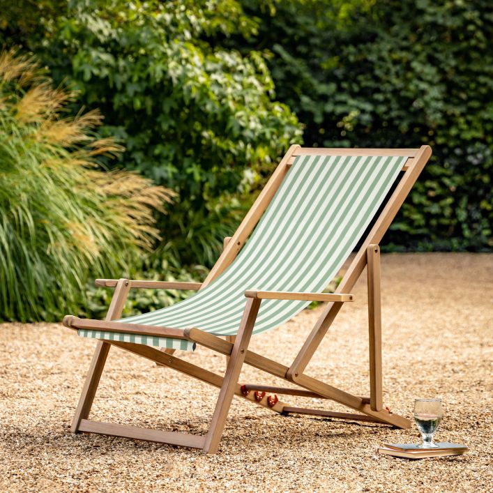 Creta Deck Chair Verde stripe