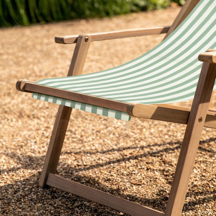 Creta Deck Chair Verde stripe