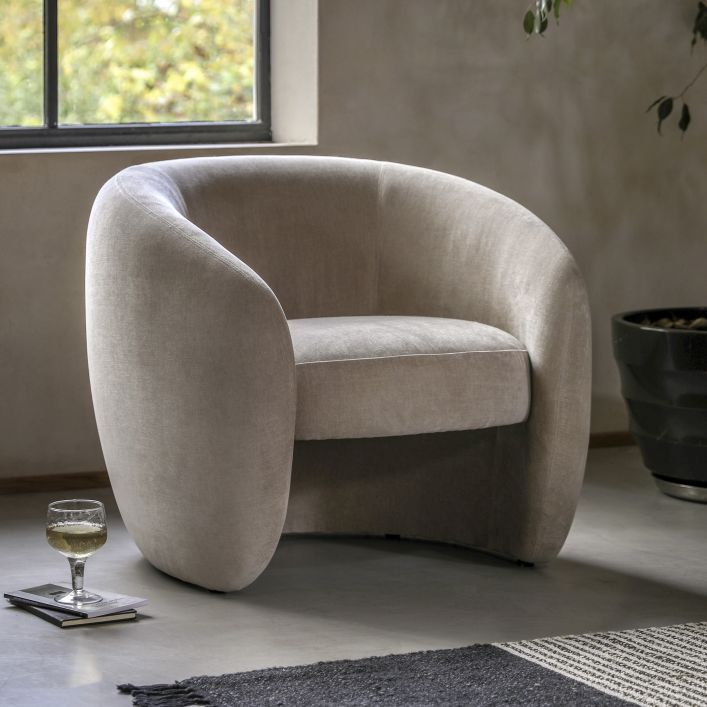 Curvo Armchair - Cream