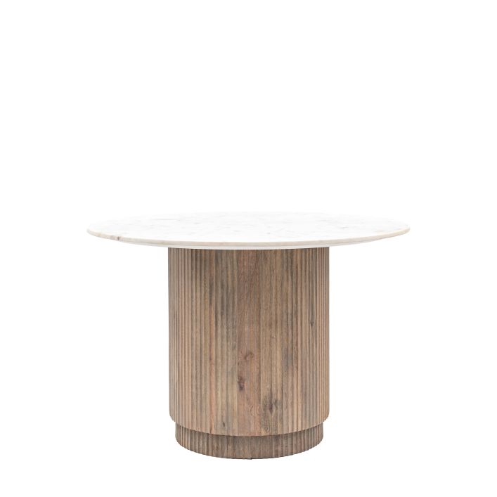 Catalan Marble Top Round Dining Table