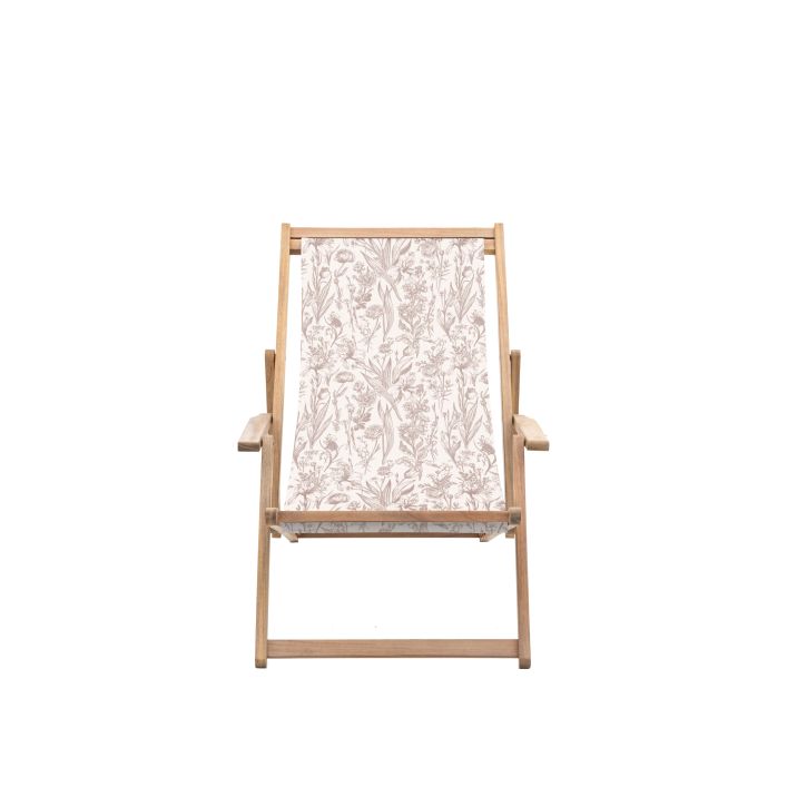 Creta Deck Chair clay flora