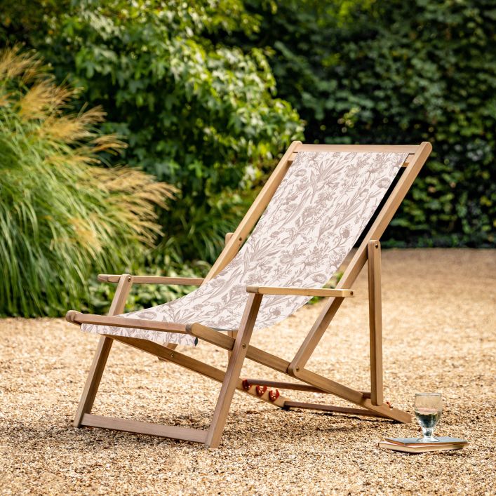 Creta Deck Chair clay flora