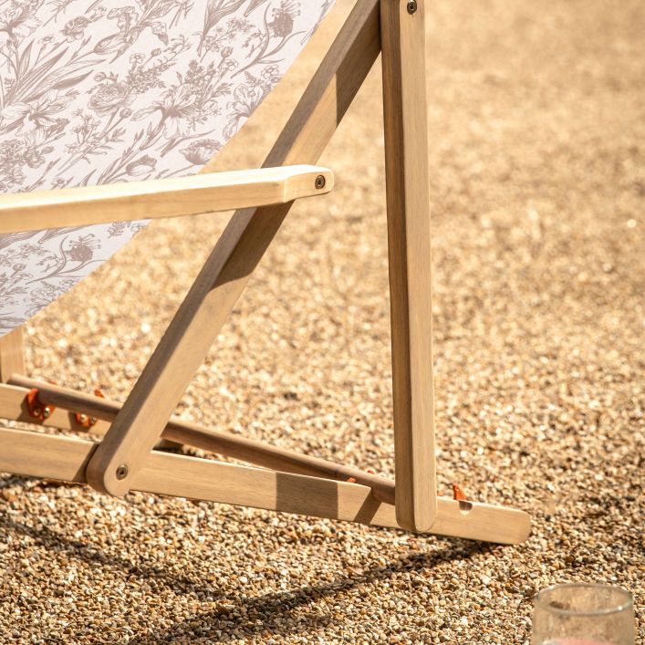 Creta Deck Chair clay flora