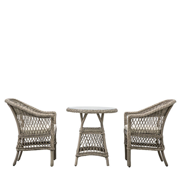 Menton Bistro Set Stone