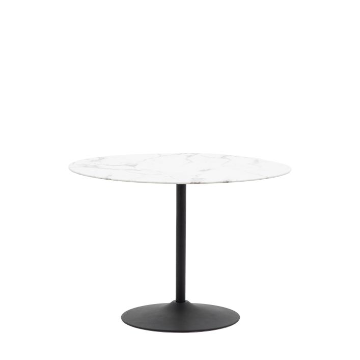 Fielding Dining Table White Marble Effect