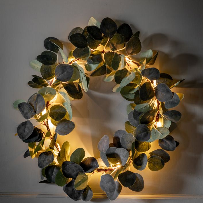 Eucalyptus Wreath 20 LED Lights