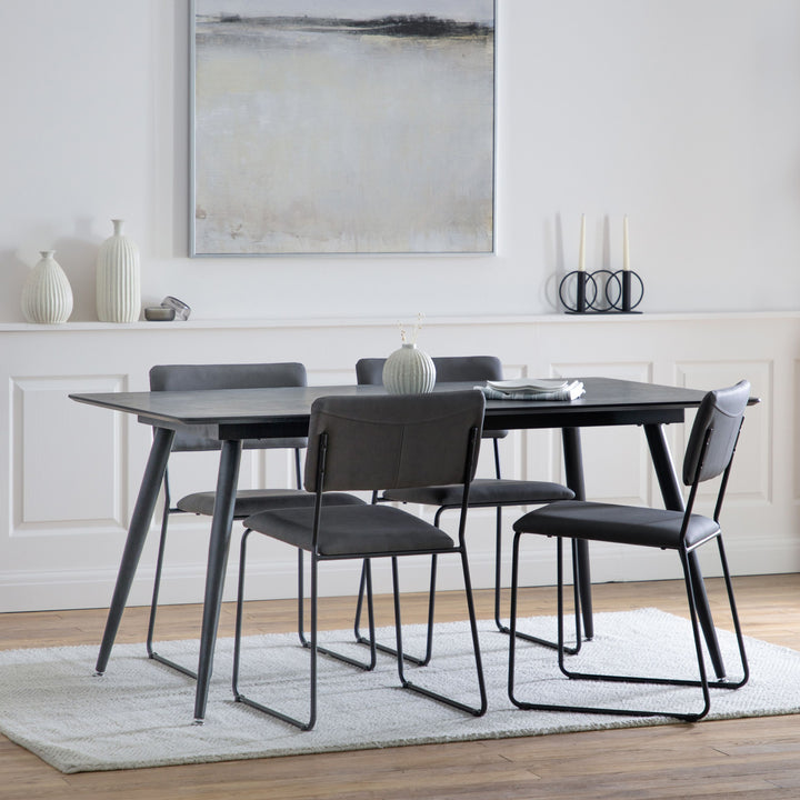 Astley Dining Table | Black