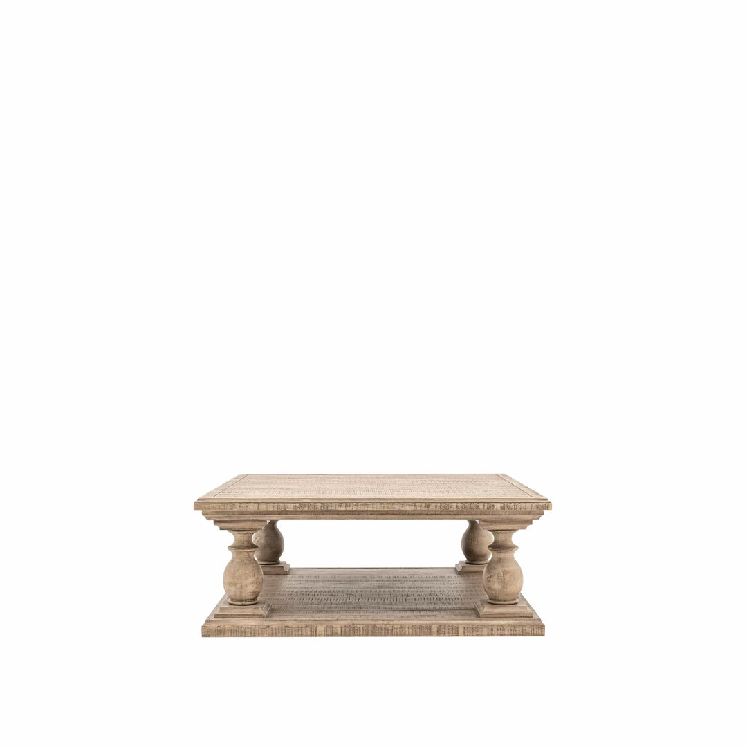 Saint Lucia Pine Square Coffee Table