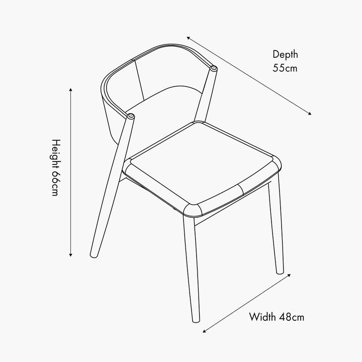 Elias Dark Ash Wood Retro Dining Table and 6 Chairs