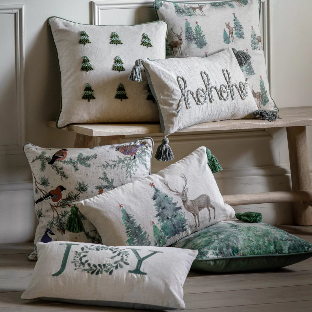 Wintery Forest Feather Filled Cushion 45x45