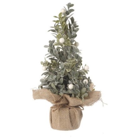 Eucalyptus Tree With Hessian Bag 33cm