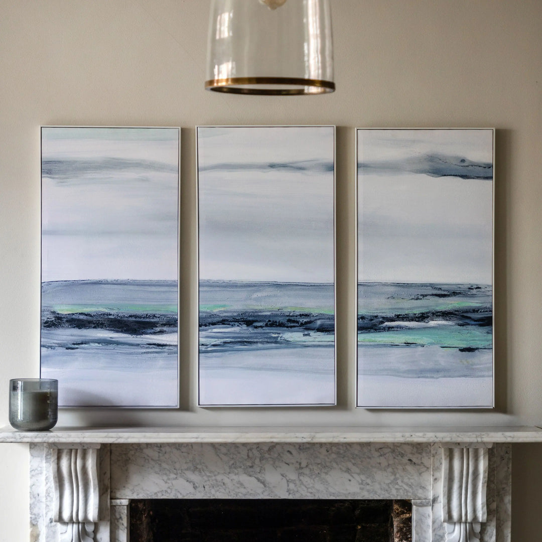 Calm View Framed Canvas Set of 3