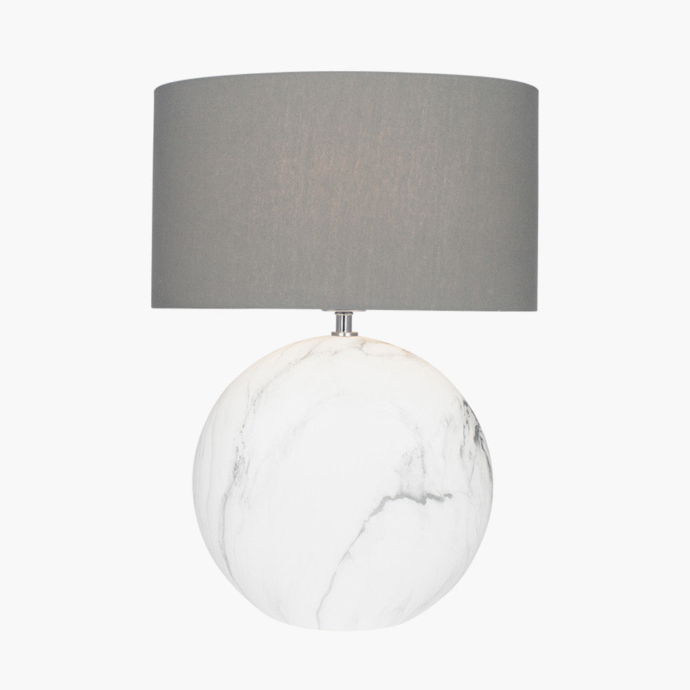 Crestola Marble Effect Ceramic Table Lamp 40.5cm