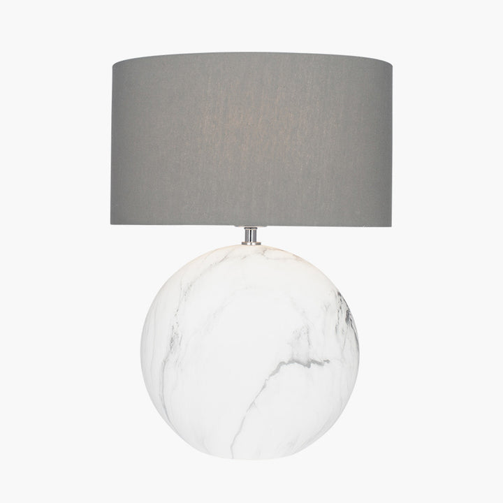 Crestola Marble Effect Ceramic Table Lamp 40.5cm