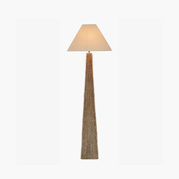 Seacomb Rattan Pyramid Floor Lamp | Base Only