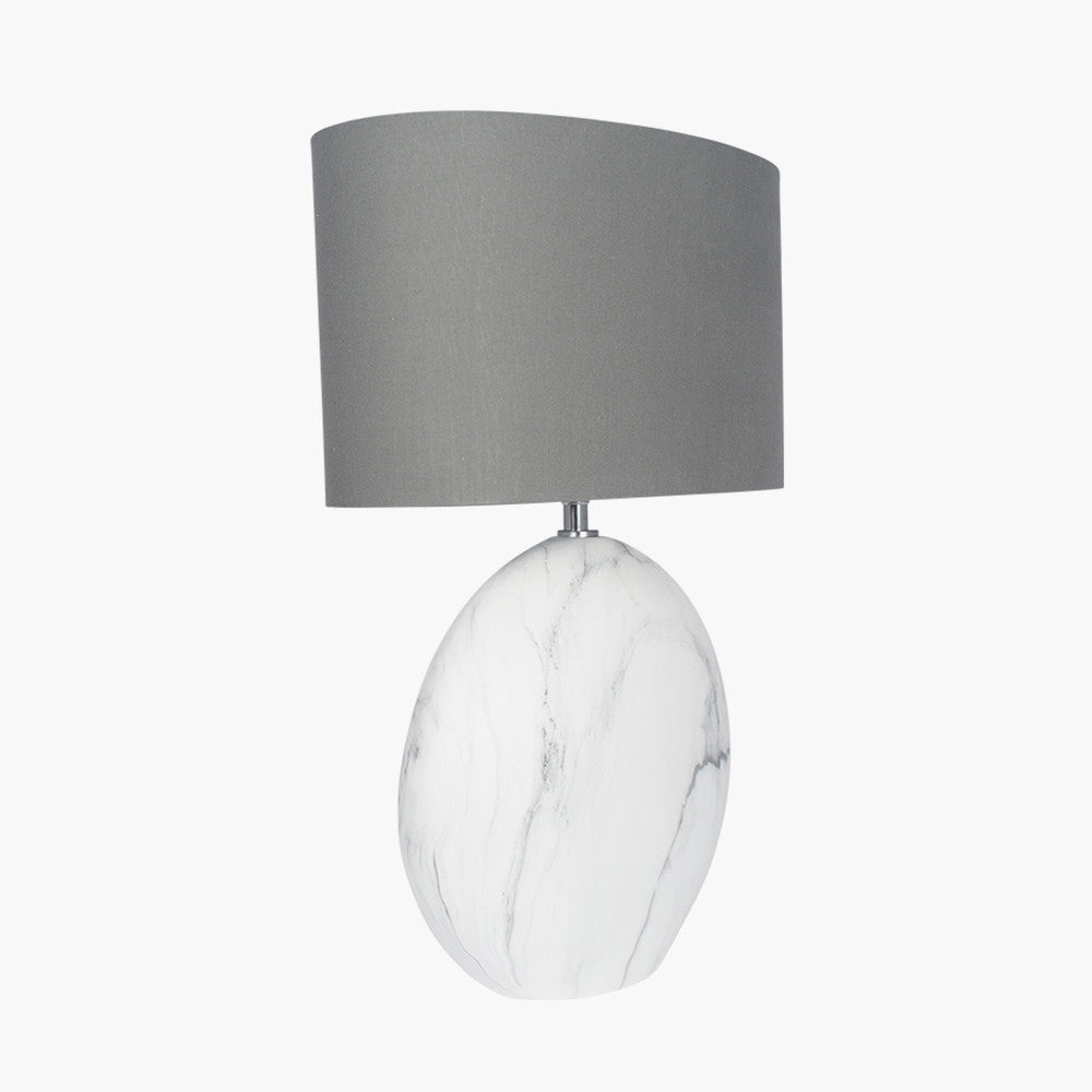 Crestola Marble Effect Ceramic Table Lamp 40.5cm