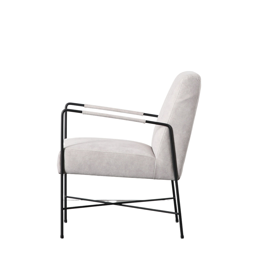 Chartham White Armchair