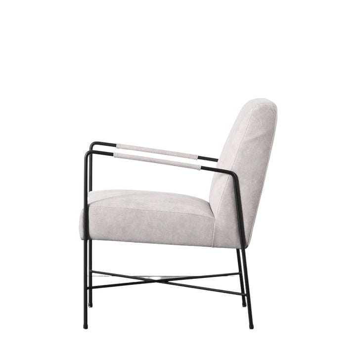 Chartham White Armchair