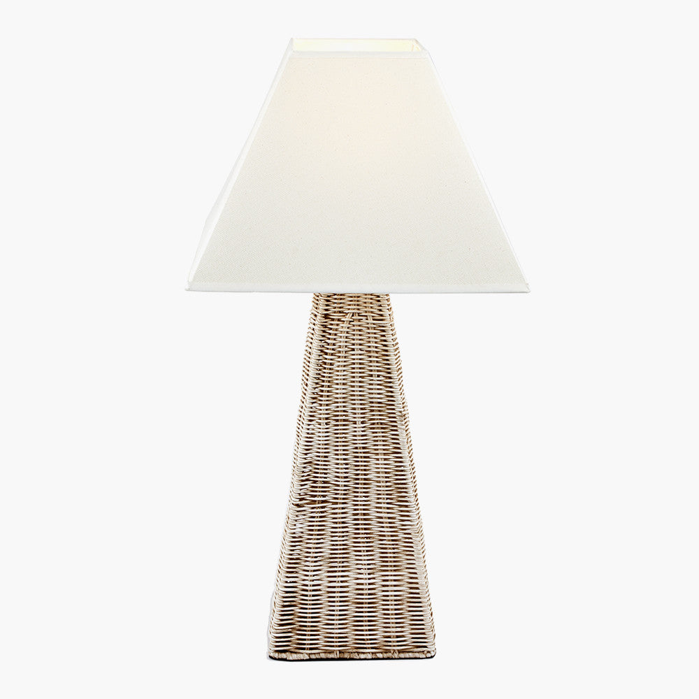 Seacomb Rattan Pyramid Table Lamp Base