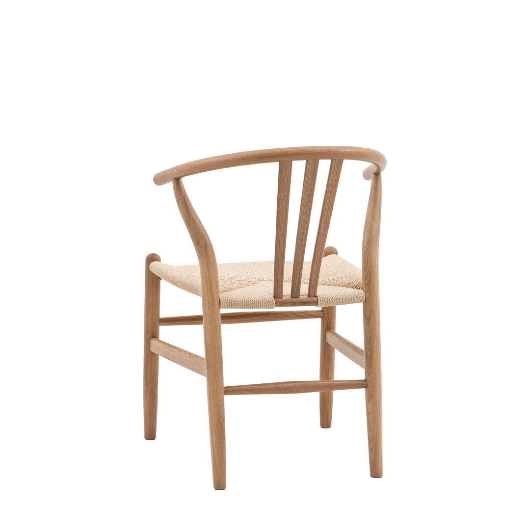 Whitney Wishbone Oak Chair 2pk
