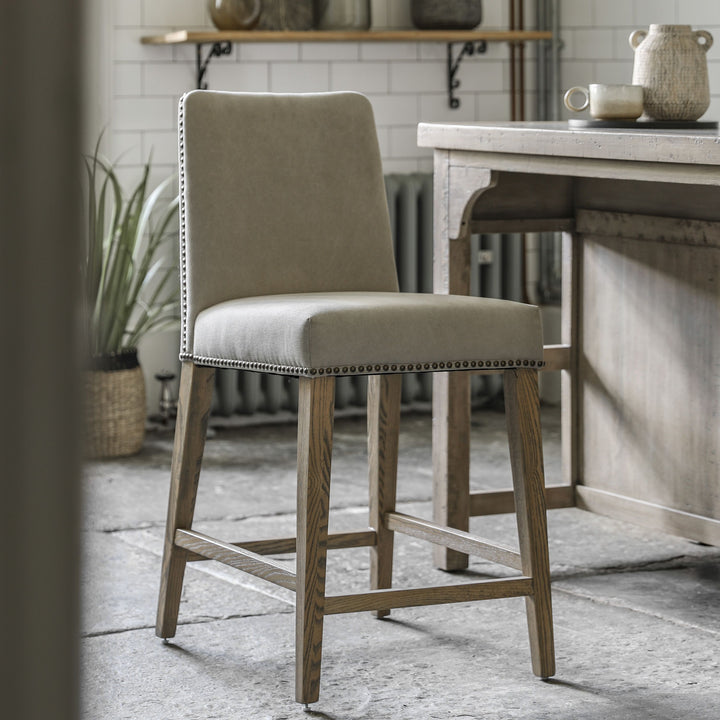 Rex Bar Stool 2pk | Cement