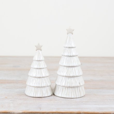 Christmas Snow White Tree Ornament, 16.5cm